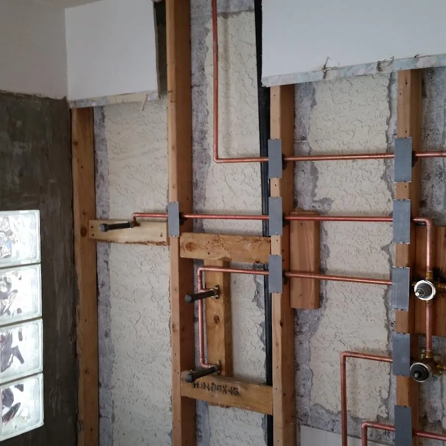 Copper pipe installation for Repiping in Winder